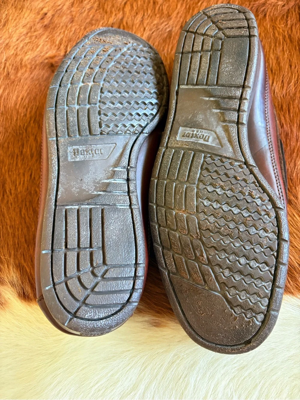 Men’s Dexter- Dark Brown Leather Boat Shoes. Size 10 M